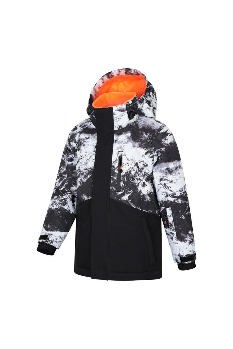 Childrens/Kids Himalayan Abstract Ski Jacket, Alternate, color, Dark Grey