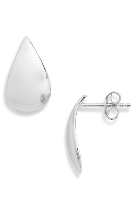 Thin Teardrop Earrings