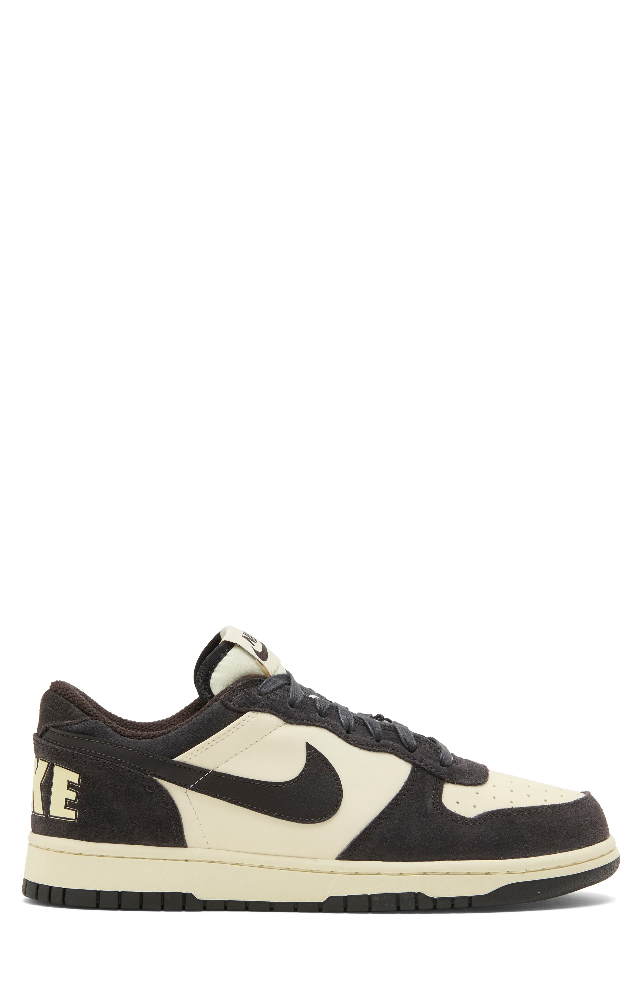 Big Low Lux Sneaker, Alternate, color, SHADOW BROWN/ COCONUT MILK