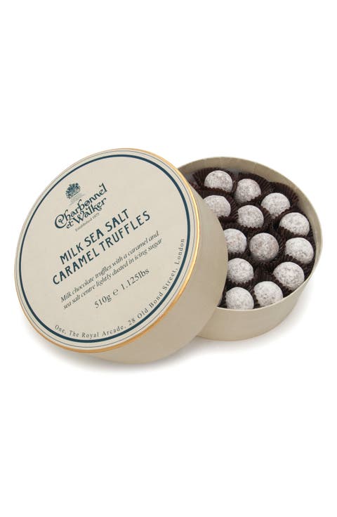 Sea Salt Caramel Milk Chocolate Truffles in Double Layer Gift Box