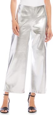 Karen Kane Crop Faux Leather Pants