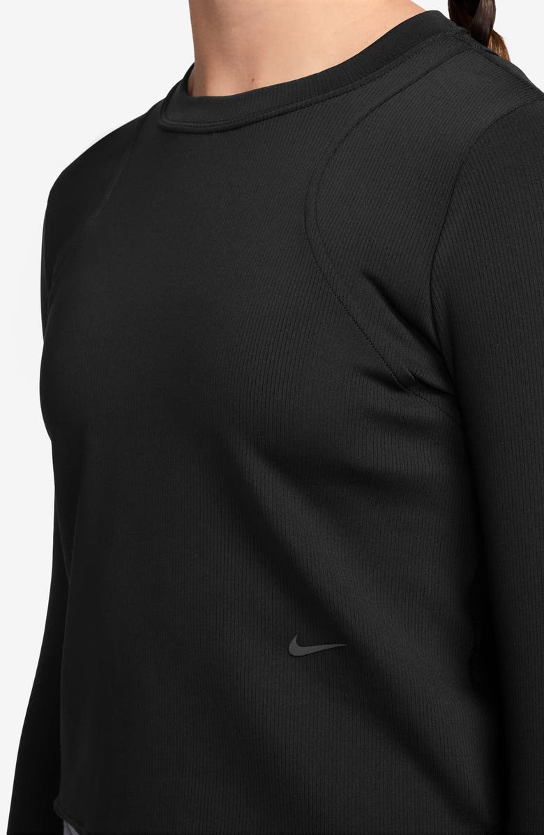 Nike Kids' Mavn Dri-FIT Long Sleeve Top, Alternate, color, Black/Black/Black