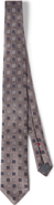 Brunello Cucinelli Silk tie with squares pattern