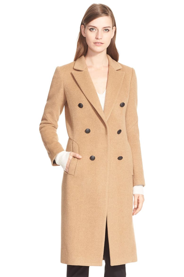 'Faye' Coat, Alternate, color, CAMEL