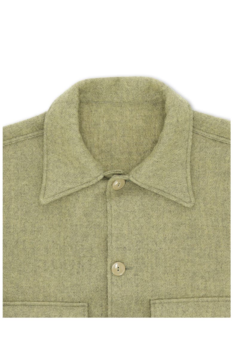 Wool Overshirt, Alternate, color, Beige