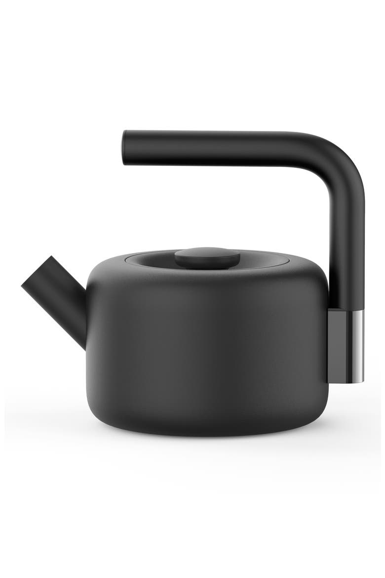Clyde Stovetop Tea Kettle, Main, color, BLACK