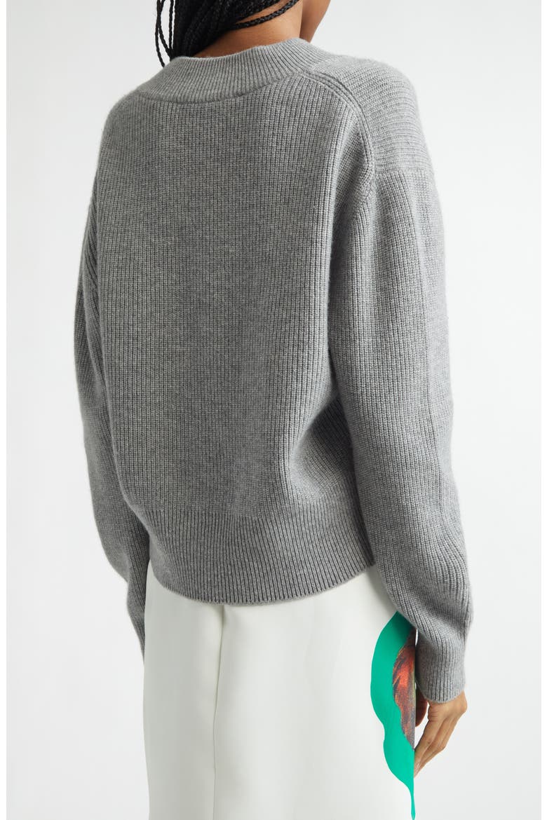 The Maris Cashmere Rib Sweater, Alternate, color, HUSKEY GREY