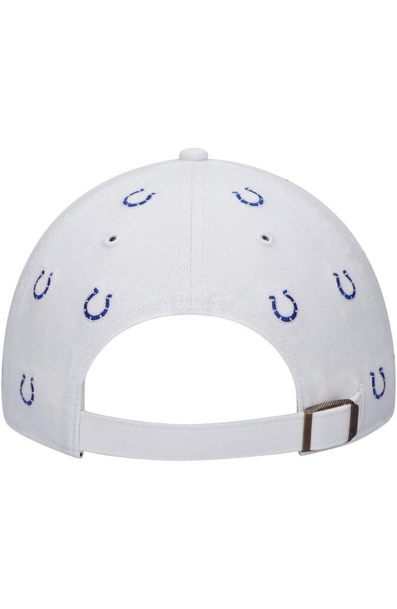 '47 Women's '47 White Indianapolis Colts Confetti Clean Up Adjustable Hat, Alternate, color, White