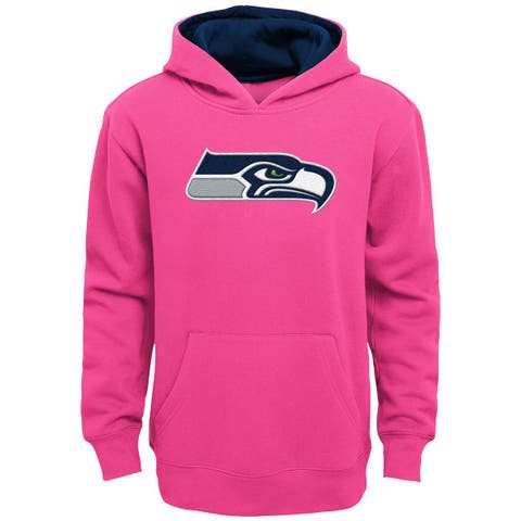 Girls Youth Pink Seattle Seahawks Prime Hoodie