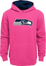 Outerstuff Girls Youth Pink Seattle Seahawks Prime Hoodie