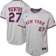 Nike Youth Nike Mark Vientos Gray New York Mets Road Limited Jersey