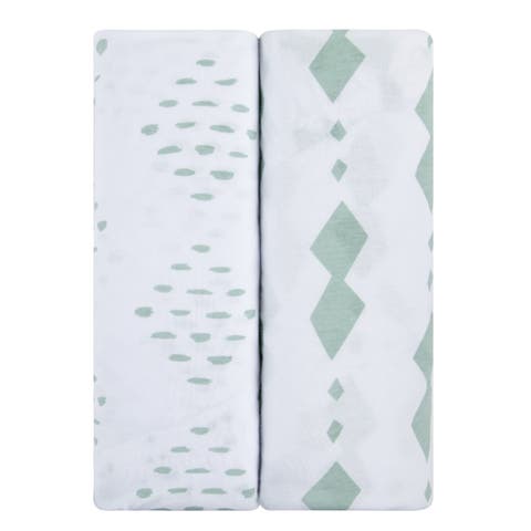 Baby Fitted Bassinet Sheet 2 Pack