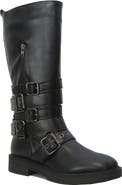Seven7 Rhina Knee High Faux Leather Motor Boot