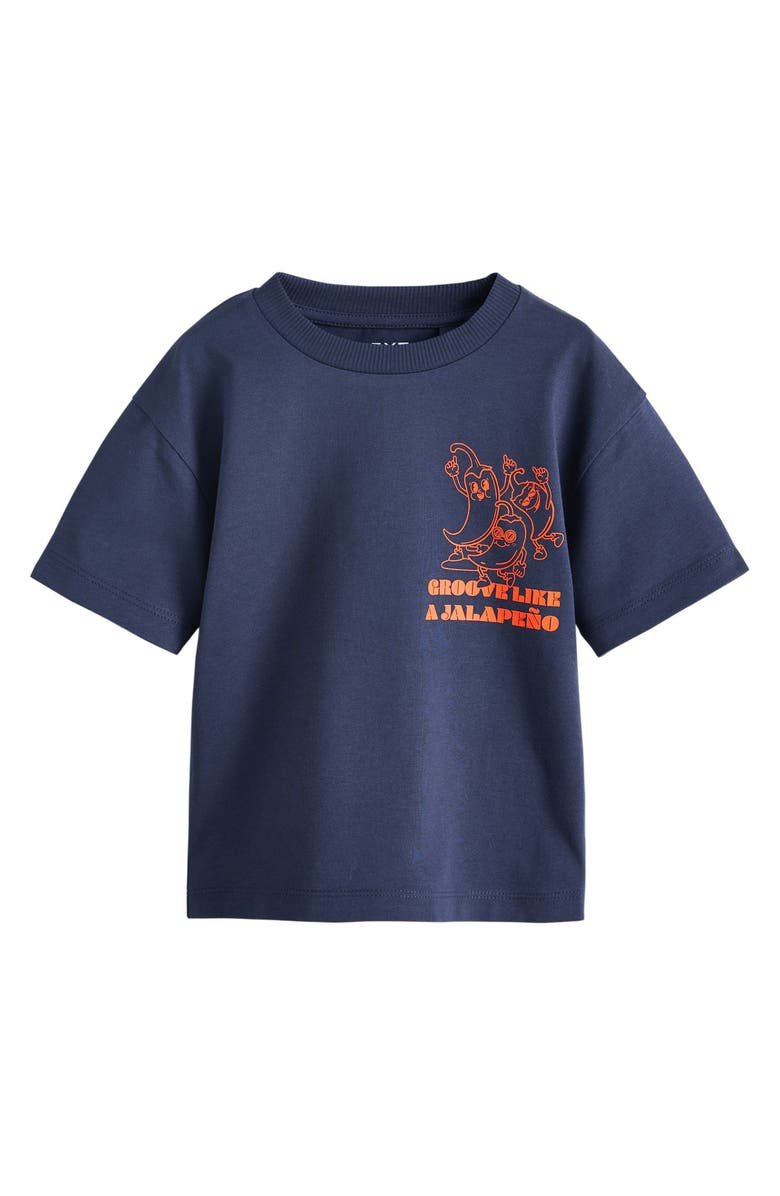 NEXT Kids' Jalapeño Graphic Cotton T-Shirt, Main, color, Orange