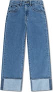 Levi's Kids' Wide Leg Cuffed Jeans