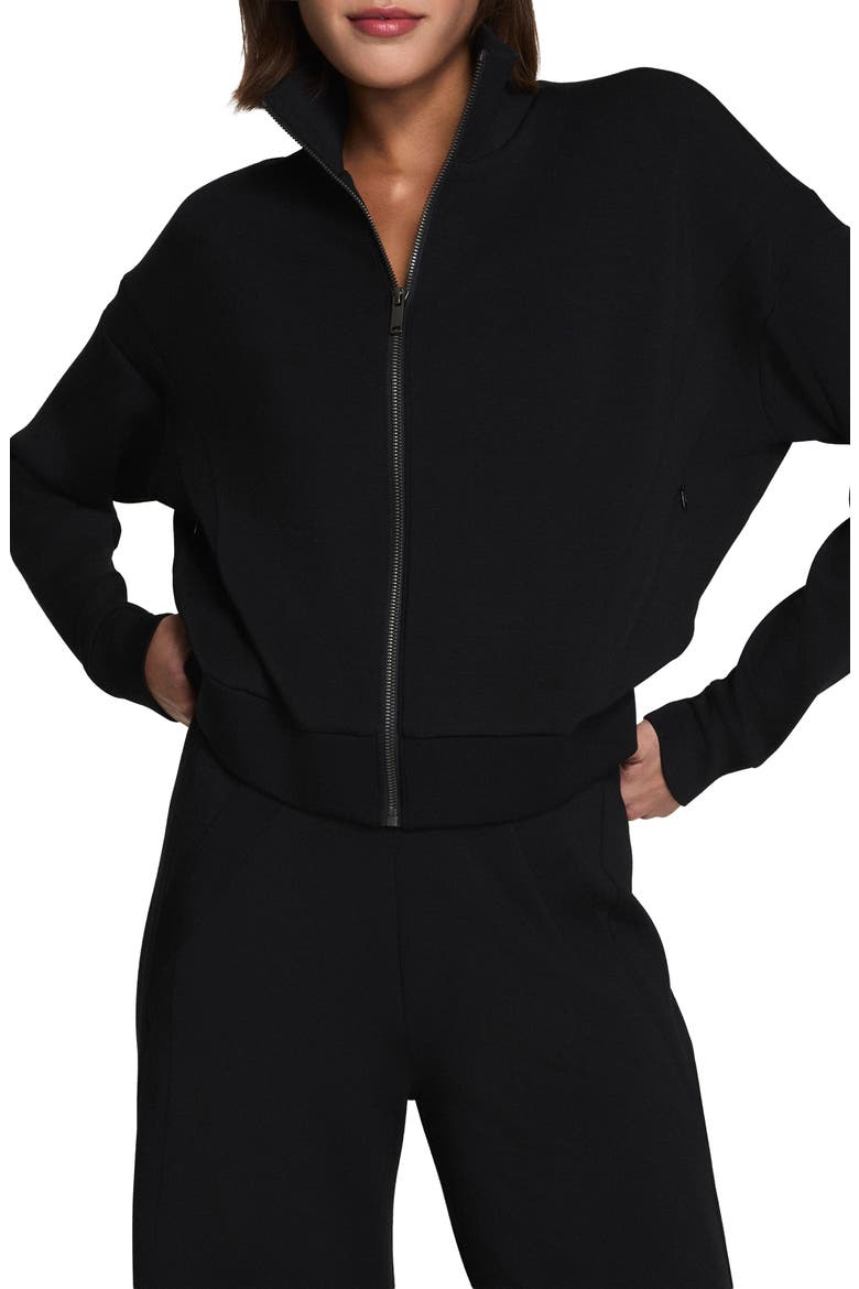 AirEssentials Track Jacket, Main, color, VERY BLACK