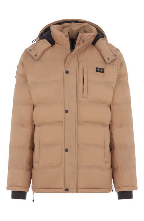Helios The Heated Coat Helios 2-in-1 Heated Hybrid Coat In Brown