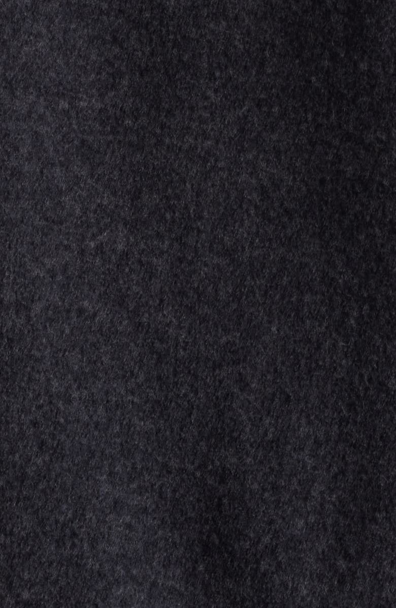 Eileen Fisher Longline Wool Motorcycle Jacket, Alternate, color, Charcoal