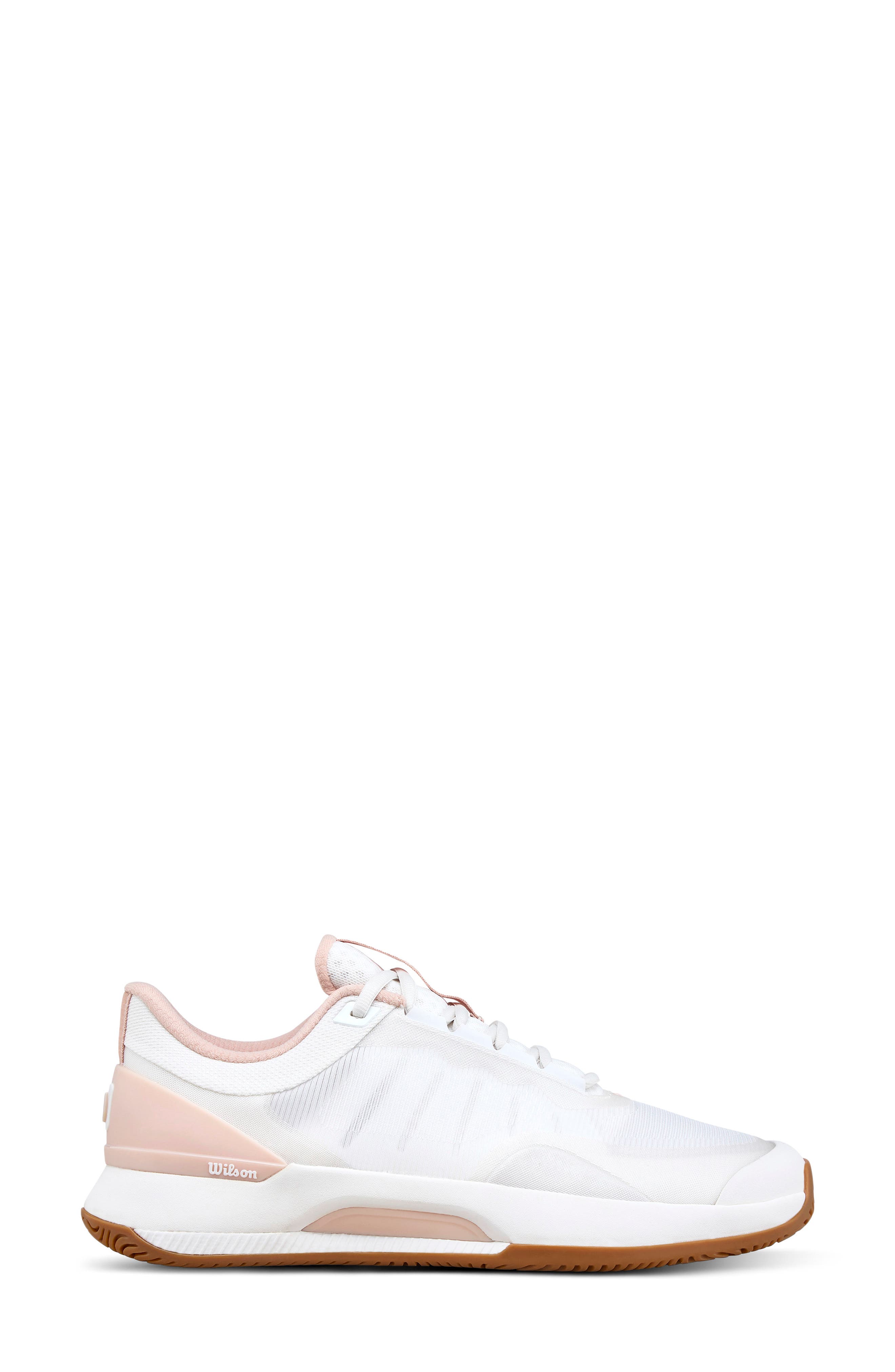 Intrigue Tour Tennis Sneaker, Alternate, color, WHITE/CAMEO ROSE/GUM1A
