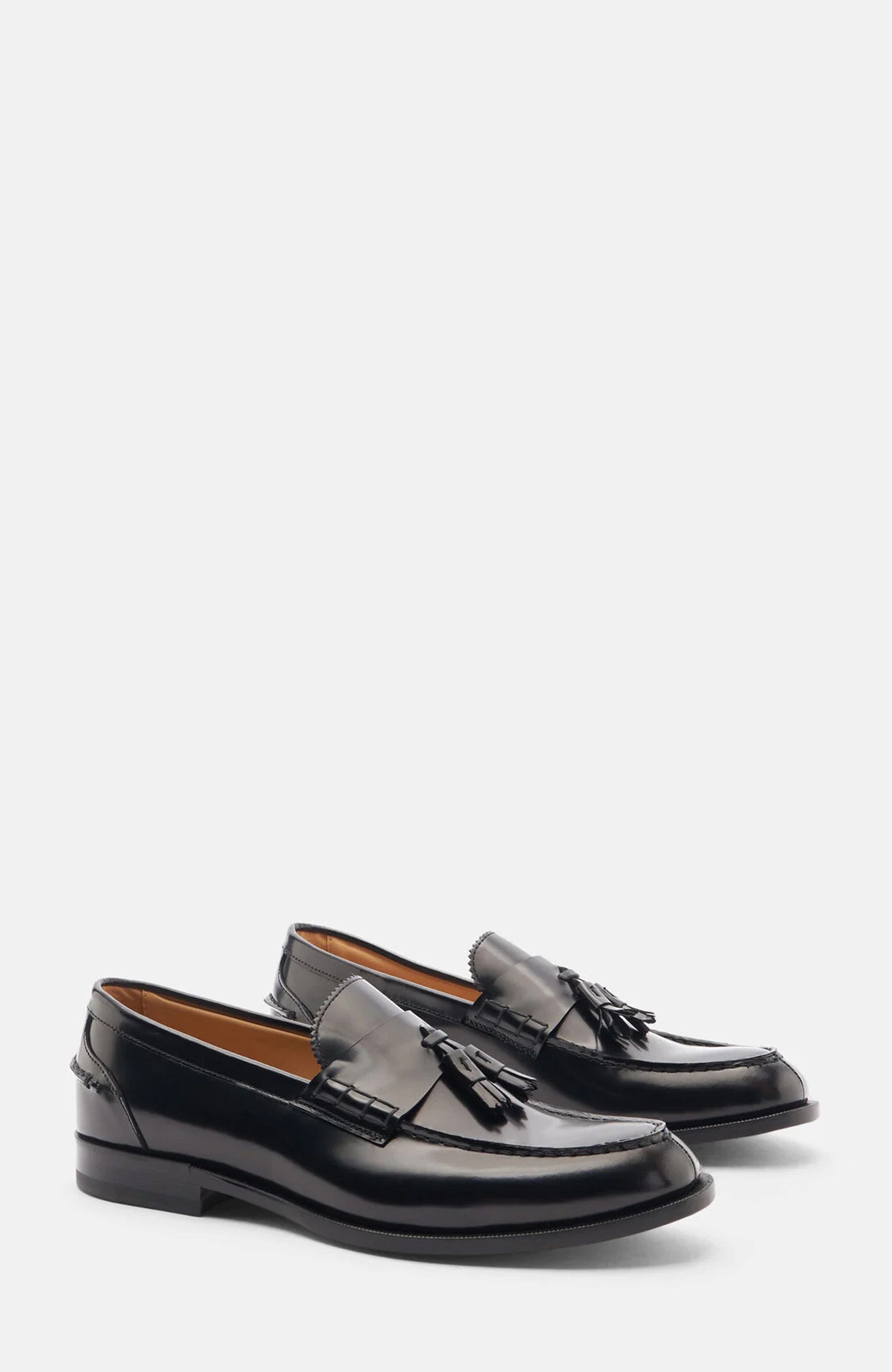 SCAROSSO Ralph Loafers, Main, color, Black - Brushed Calf