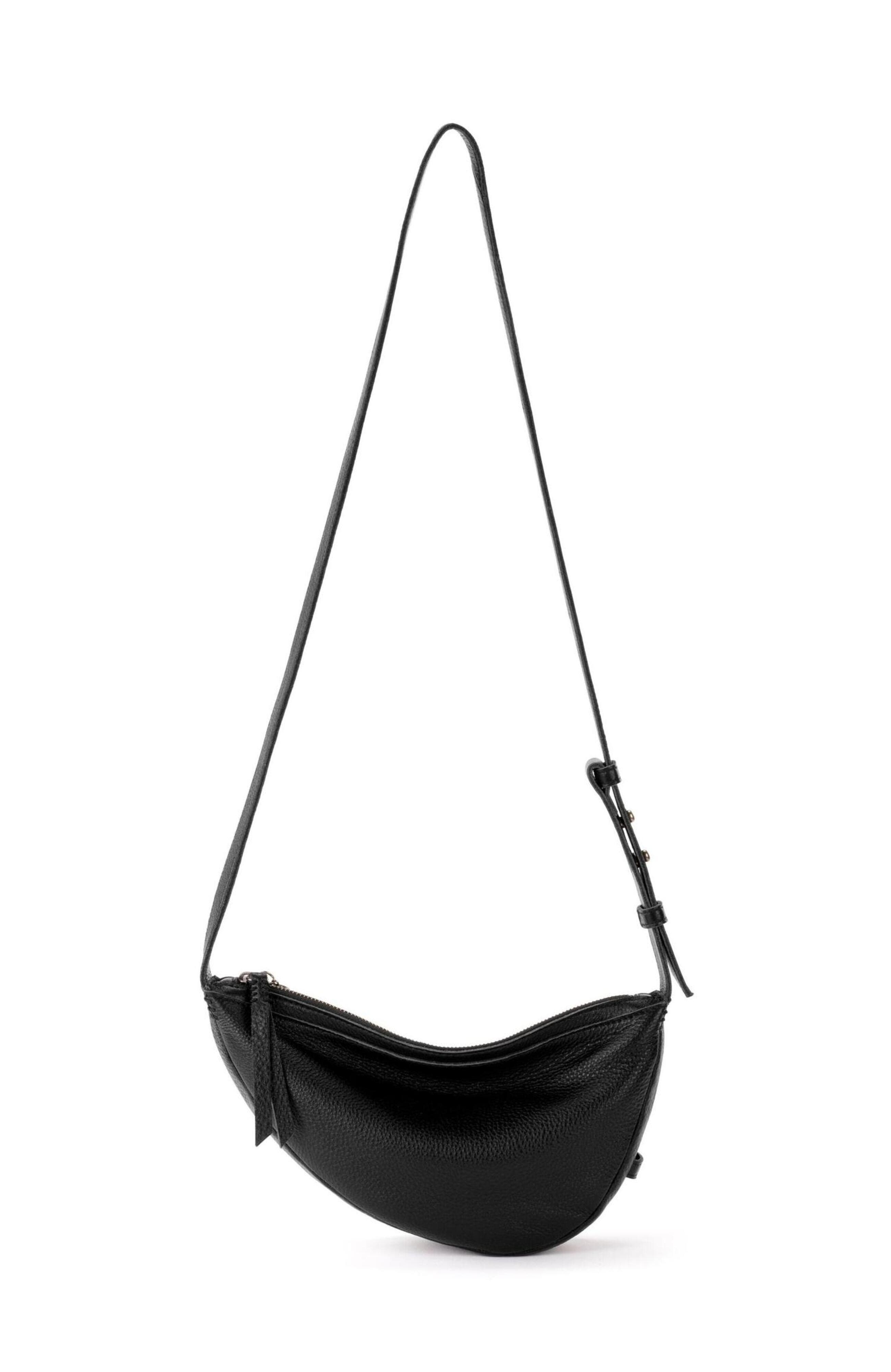 The Sak Tess Sling Leather Bag, Alternate, color, Black
