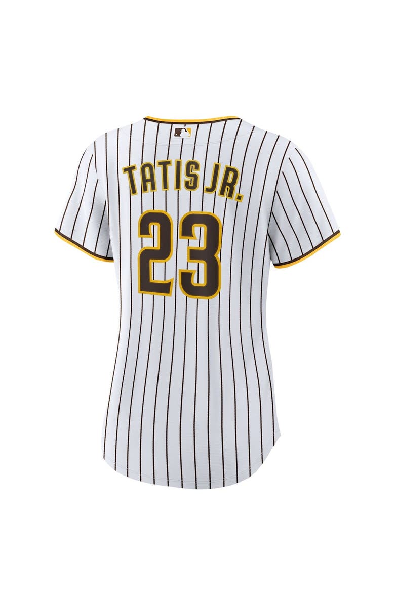 Nike Women's Nike Fernando Tatís Jr. White/Brown San Diego Padres Home Replica Player Jersey, Alternate, color, 