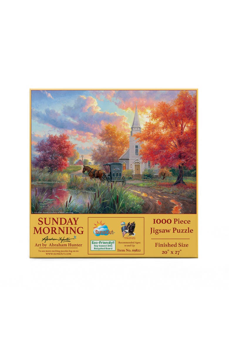 Sunsout Sunday Morning 1000 piece Jigsaw Puzzle for Adults, Alternate, color, Multicolor