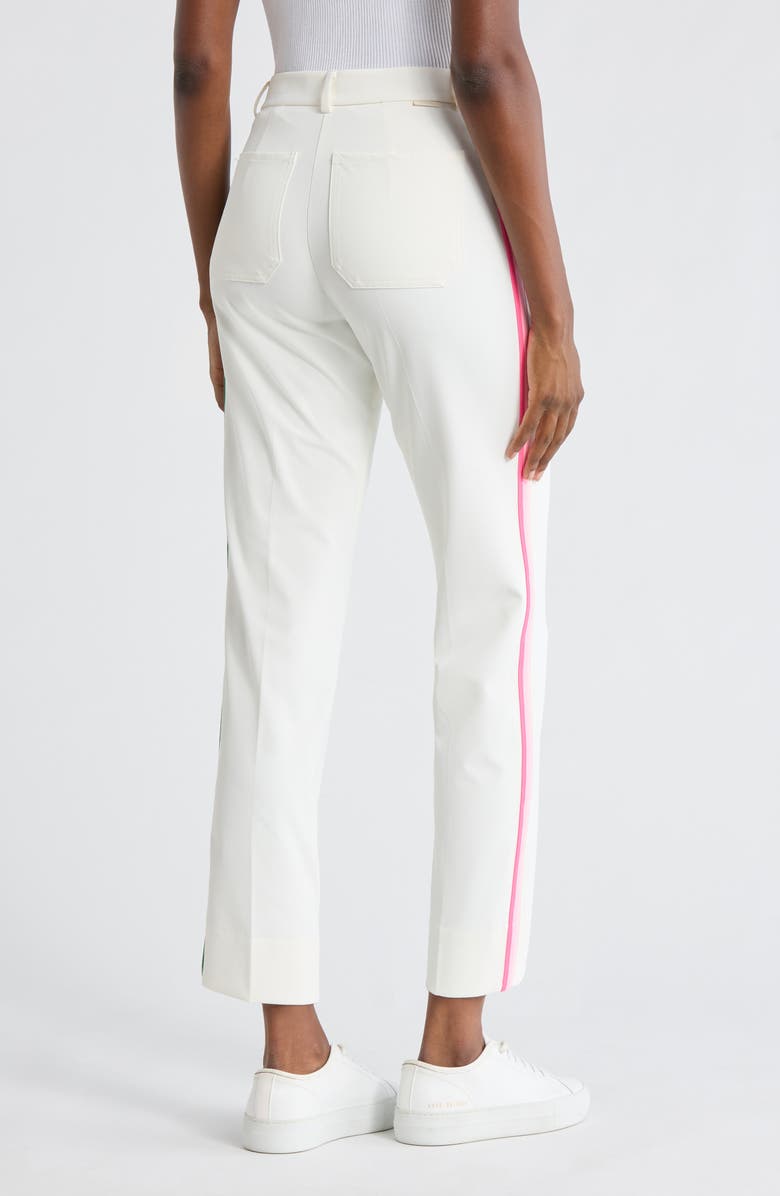 G/FORE Tux Shadow Straight Leg Golf Pants, Alternate, color, Chalk White