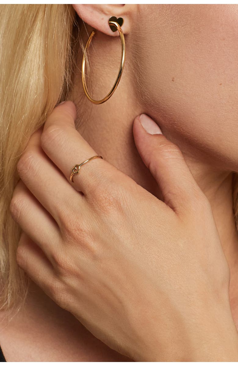 Oradina 14K Yellow Gold Heart of Gold Ring, Alternate, color, Yellow Gold