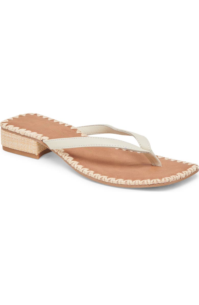 Dolce Vita Barty Flip Flop, Main, color, White Leather