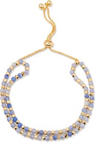 Brook and York Evette Birthstone Beaded Slider Bracelet