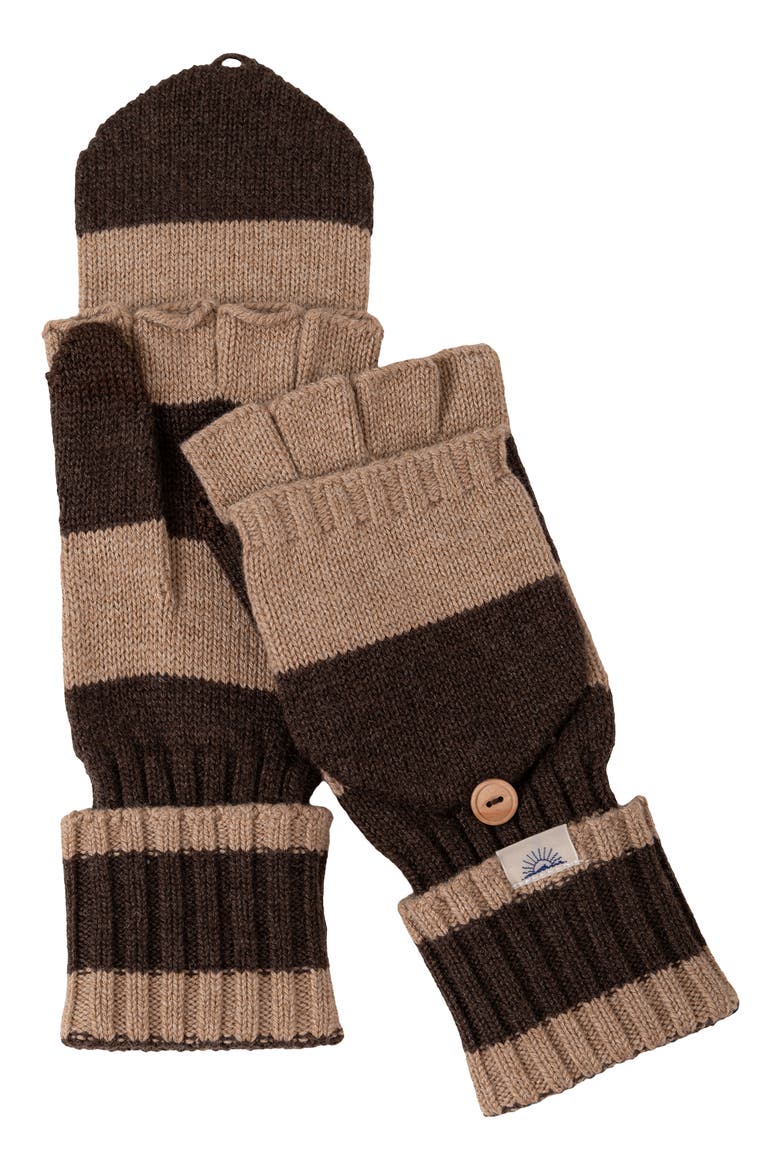 Northshore Pop-Top Gloves, Alternate, color, COFFEE BEAN/ SQUIRREL