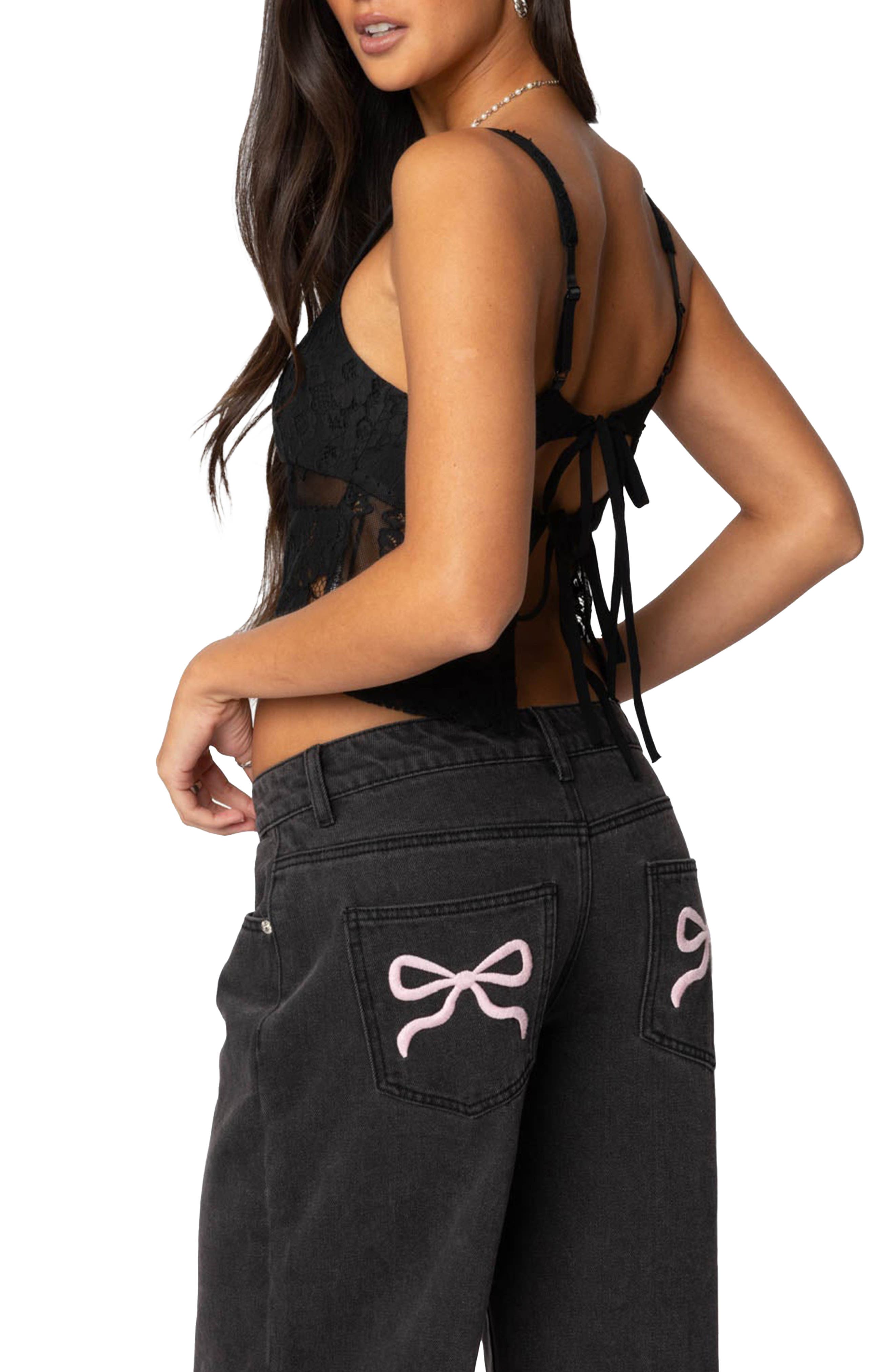 Gwyn Mixed Lace Tank - image 2