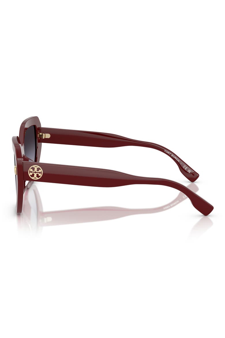 55mm Cat Eye Sunglasses, Alternate, color, GREY GRADIENT