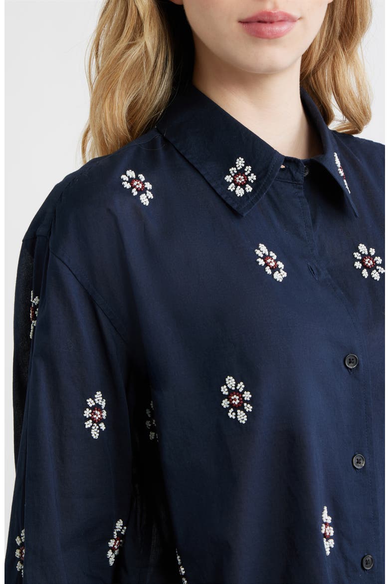 Connie Embellished Button-Up Shirt, Alternate, color, SAL