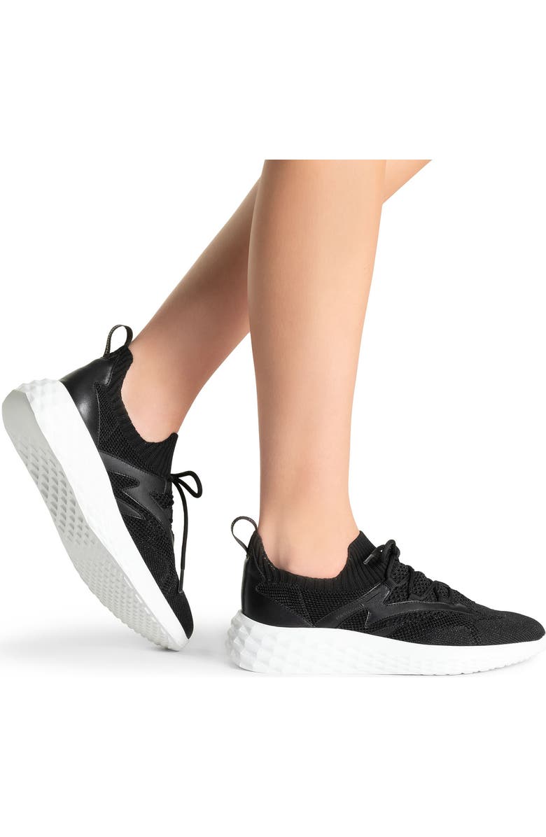 Magnanni Alto Platform Sneaker, Alternate, color, Black