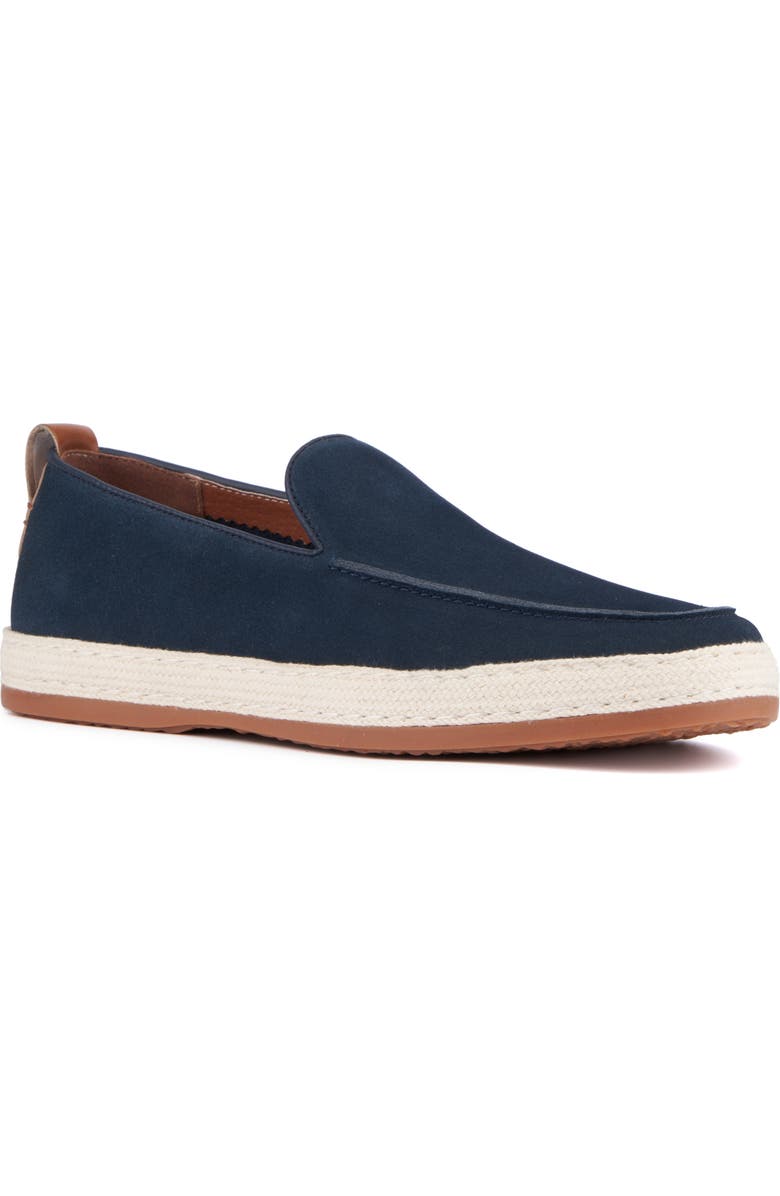 VINTAGE FOUNDRY Brioc Penny Loafer, Main, color, Navy