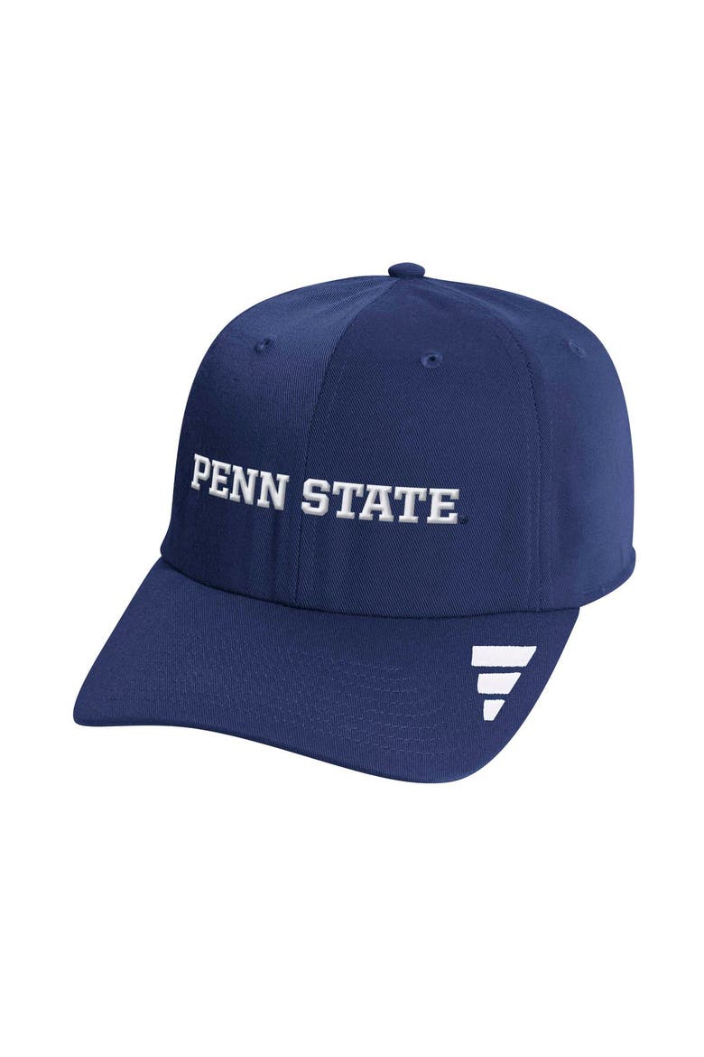 Men's adidas Navy Penn State Nittany Lions 2026 Sideline Slouch Adjustable Hat, Main, color, Navy