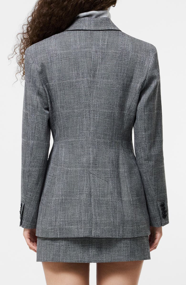French Connection Owen Glen Plaid Blazer, Alternate, color, Charcoal