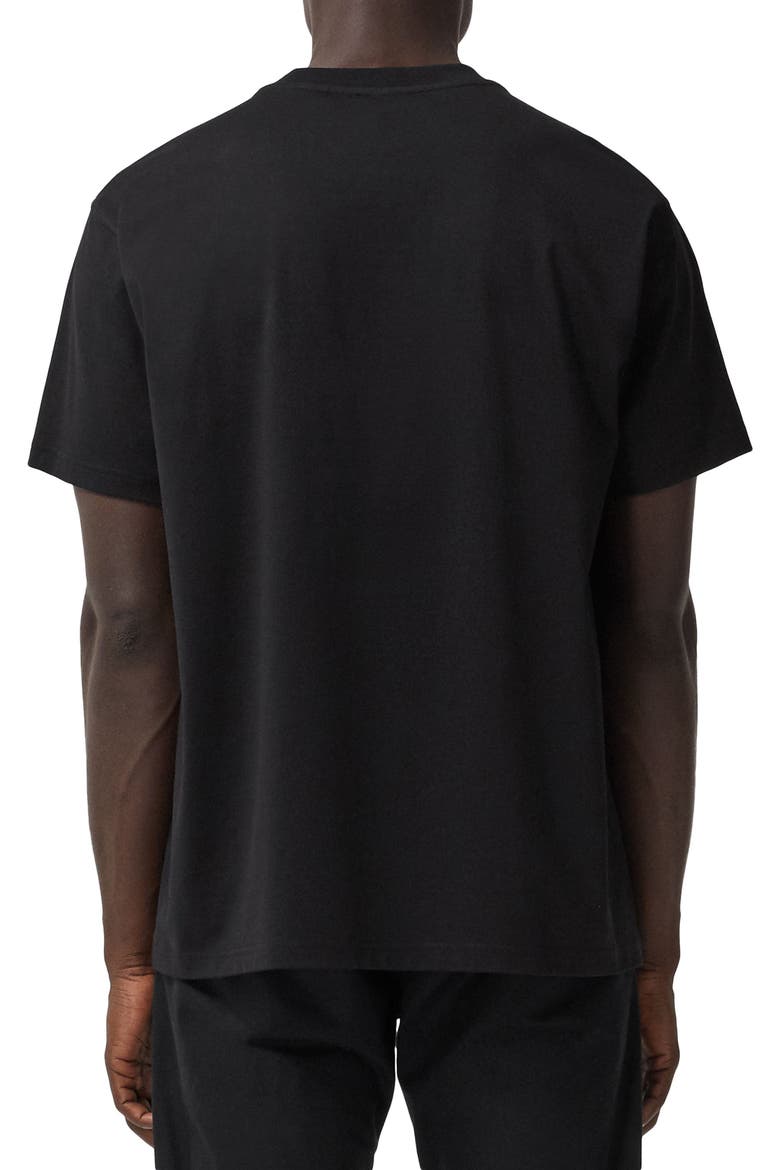 Elthorne Oversize Kaleidoscope Graphic Tee, Alternate, color, BLACK