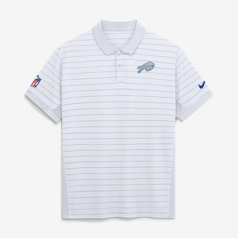Men's Nike White Buffalo Bills Rivalries Collection Sideline Victory Polo