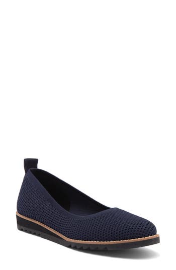 Eileen Fisher Etta Knit Slip-on Shoe In Midnight