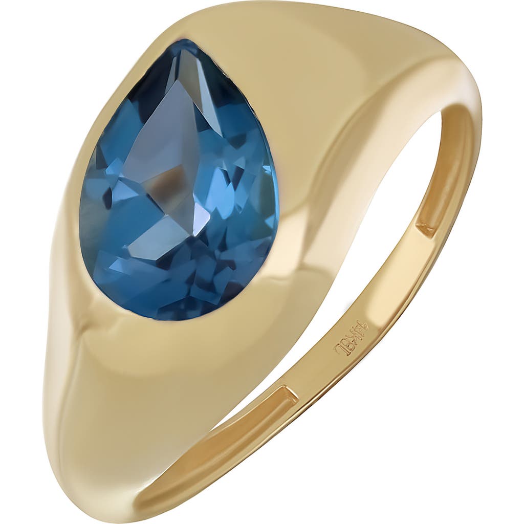 Bony Levy 14k Gold Chunky Topaz Ring