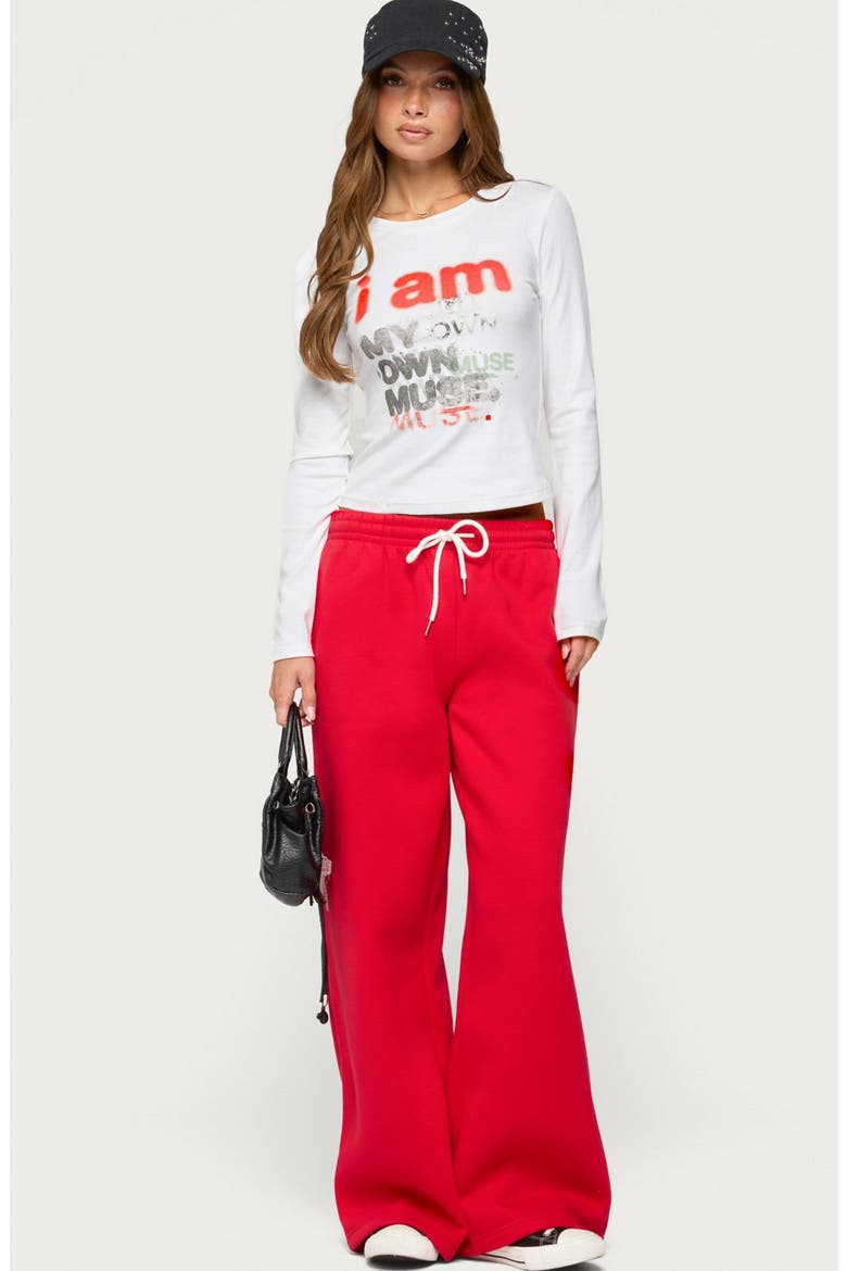 My Own Muse Graphic Long Sleeve T-Shirt, Alternate, color, WHITE