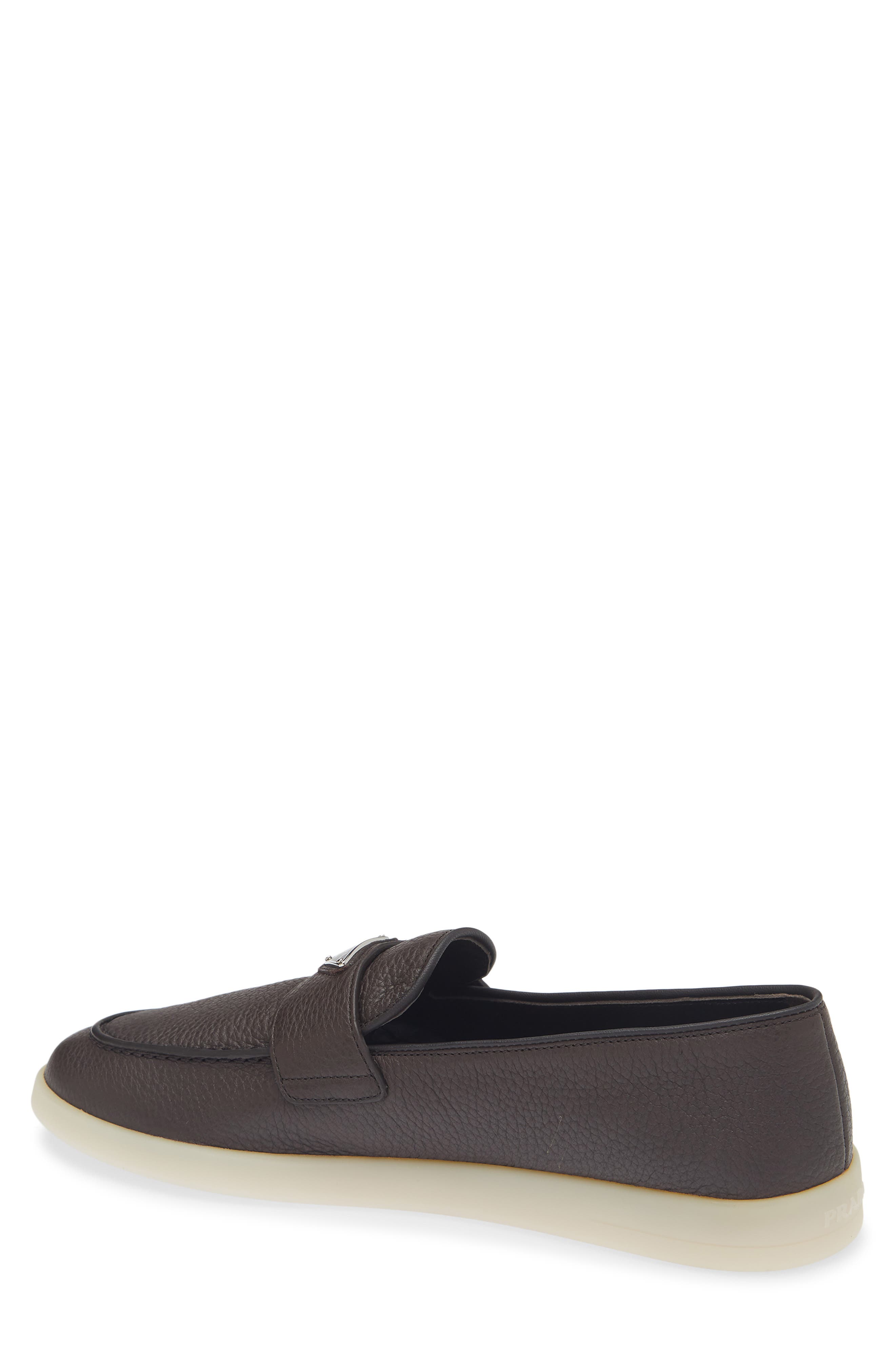 Prada St. Tropez Loafer, Alternate, color, Caffe