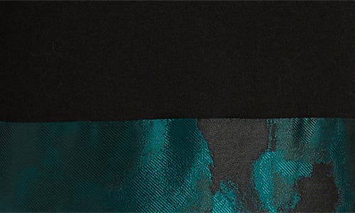 Anne Klein Long Sleeve A-line Dress In Green