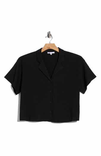 DR2 by Daniel Rainn Short Sleeve Knit Button-Up Shirt