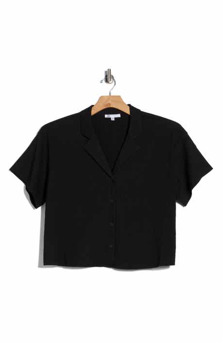 DR2 by Daniel Rainn Short Sleeve Knit Button-Up Shirt