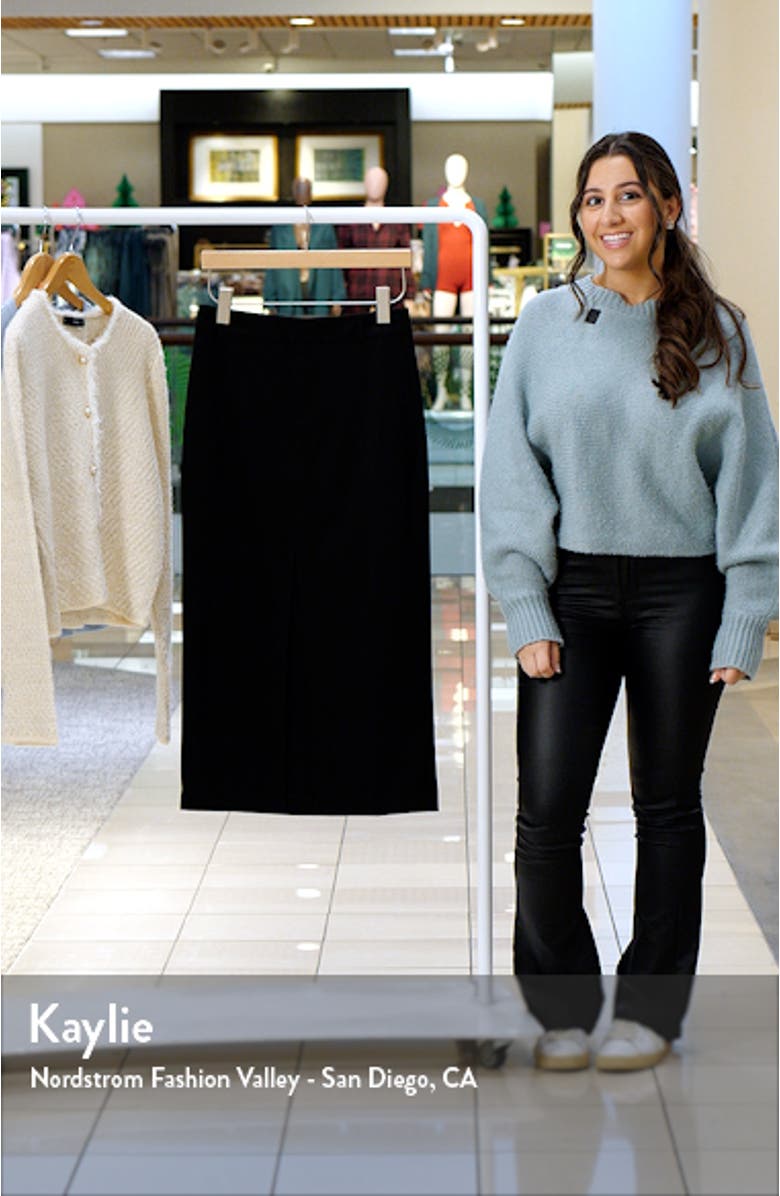 Suited Midi Column Skirt, sales video thumbnail
