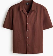 H&M Relaxed-fit linen-blend resort shirt